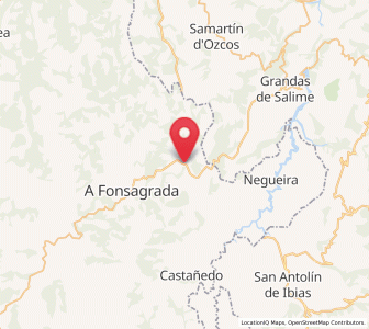 Map of Fonfría, Galicia
