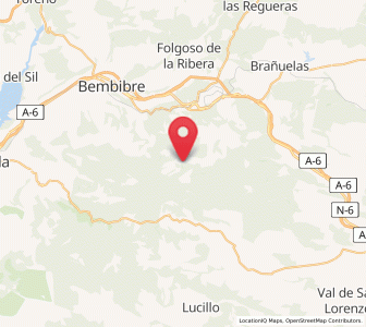 Map of Fonfría, Castille and León