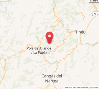 Map of Fontalba, Asturias
