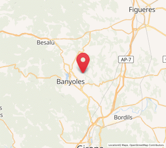 Map of Fontcoberta, Catalonia