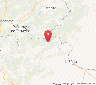 Map of Fredes, Valencia
