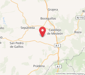 Map of Fresneda de Sepúlveda, Castille and León