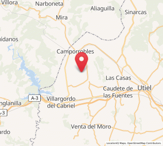 Map of Fuencaliente, Castille-La Mancha