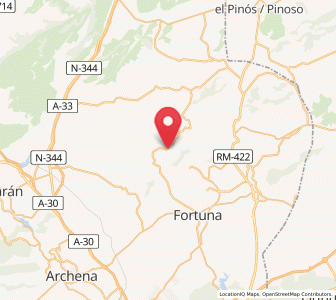 Map of Fuente Blanca, Murcia