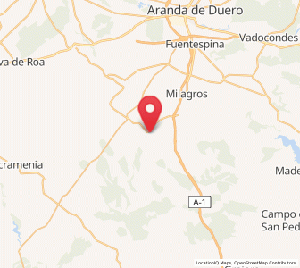 Map of Fuentenebro, Castille and León