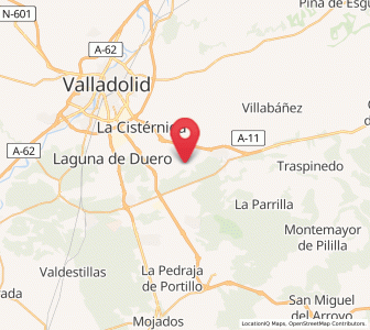 Map of Fuentes de Duero, Castille and León