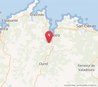 Map of Galdo, Galicia