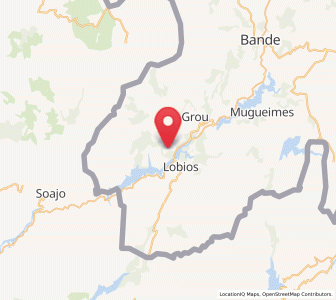 Map of Gález, Galicia