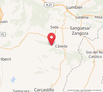 Map of Gallipienzo, Navarre