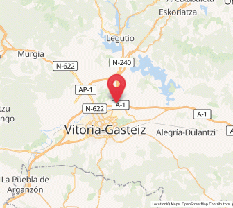 Map of Gamarra Gutxia / Gamarra Menor, Basque Country