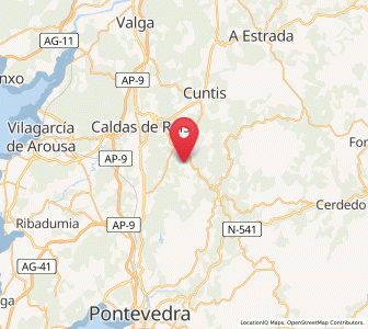 Map of Gargantáns, Galicia