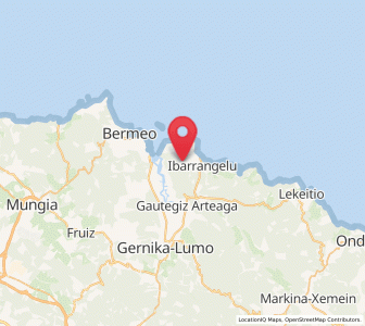 Map of Garteiz, Basque Country