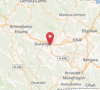 Map of Gerediaga, Basque Country