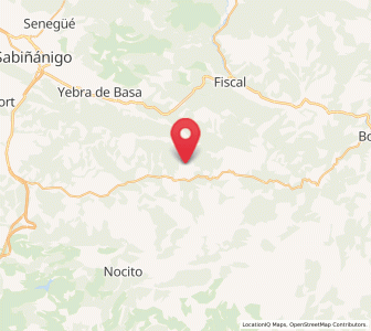 Map of Gillué, Aragon