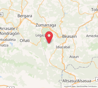 Map of Goikoetxeata, Basque Country