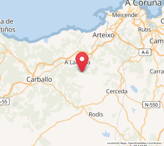 Map of Golmar, Galicia