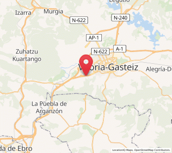 Map of Gometxa, Basque Country