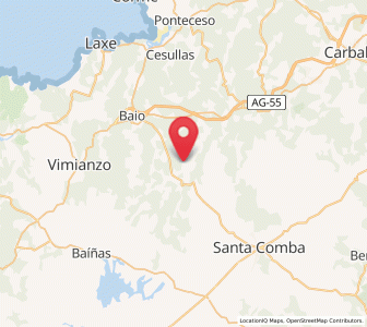 Map of Gontalde, Galicia