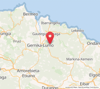 Map of Gorozika, Basque Country