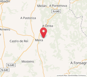 Map of Grañanova, Galicia