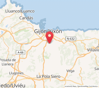 Map of Granda de Arriba, Asturias