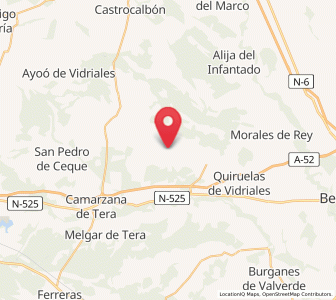 Map of Granucillo, Castille and León