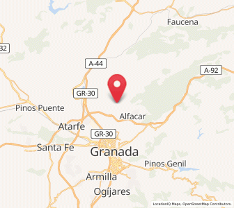 Map of Güevéjar, Andalusia