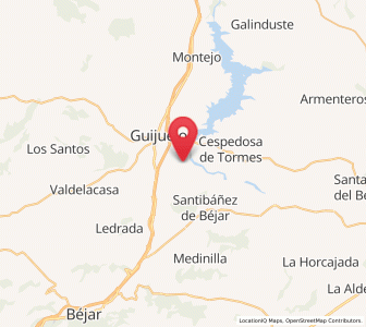 Map of Guijo de Ávila, Castille and León