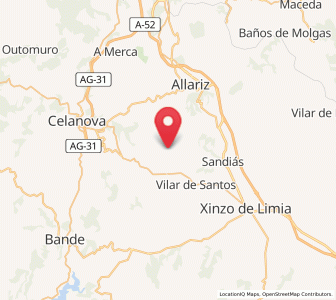 Map of Guillamil, Galicia