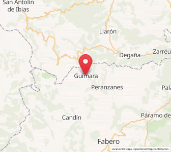 Map of Guimara, Castille and León