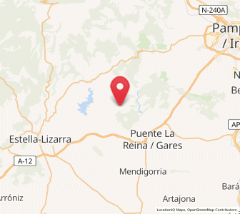 Map of Guirguillano, Navarre