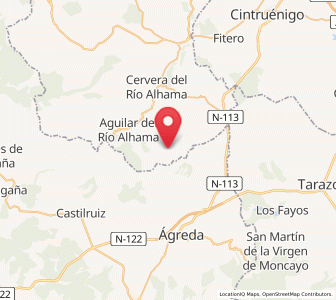 Map of Gutur, La Rioja