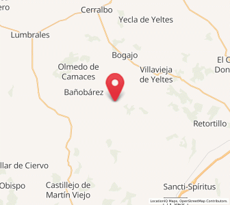 Map of Hernandinos, Castille and León
