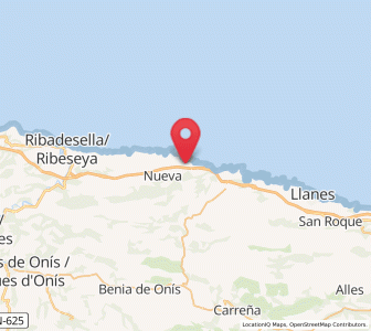 Map of Hontoria, Asturias