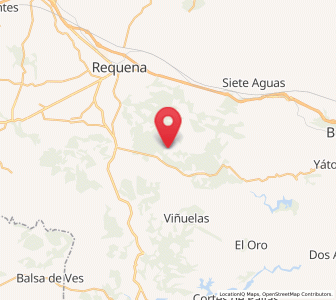 Map of Hortunas de Arriba, Valencia