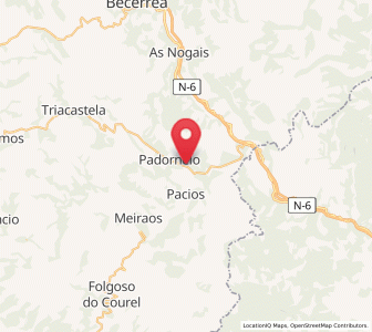 Map of Hospital, Galicia