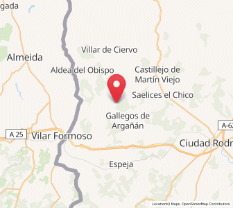 Map of Hurtada, Castille and León