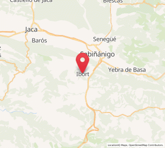 Map of Ibort, Aragon