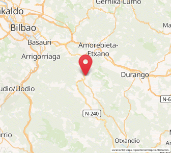 Map of Igorre, Basque Country
