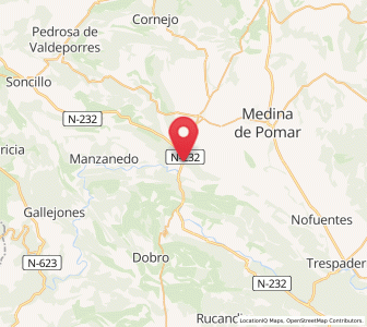 Map of Incinillas, Castille and León
