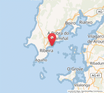 Map of Insuela, Galicia