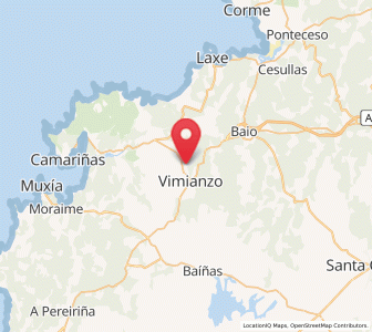 Map of Irroa, Galicia