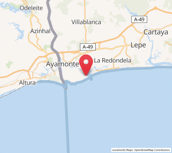 Map of Isla del Moral, Andalusia