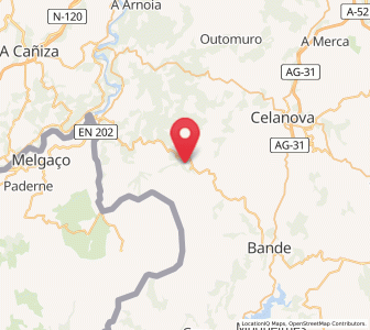 Map of Jacébanes, Galicia