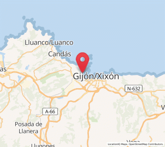 Map of Jove del Medio, Asturias