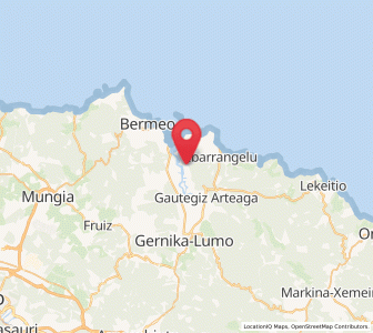 Map of Kanala, Basque Country
