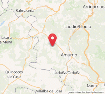 Map of Kexaa / Quejana, Basque Country