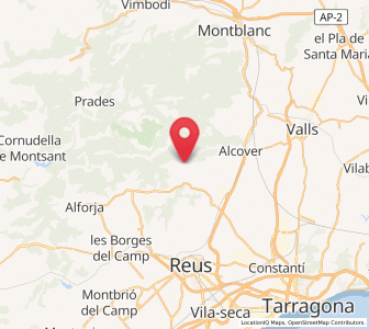 Map of l' Albiol, Catalonia