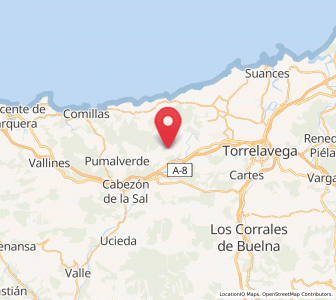 Map of La Busta, Cantabria