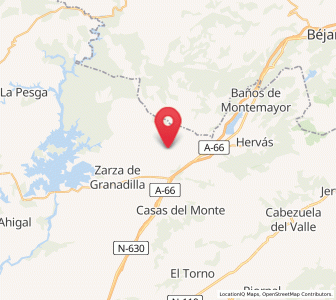 Map of La Cebollona, Extremadura